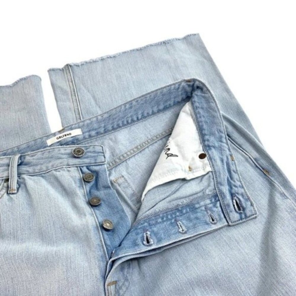 GRLFRND Carla Jeans Raw Hem Light Wash READ - Picture 5 of 7